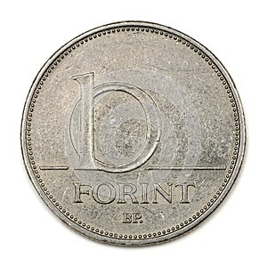 10Â forint denomination circulation coin of Hungary